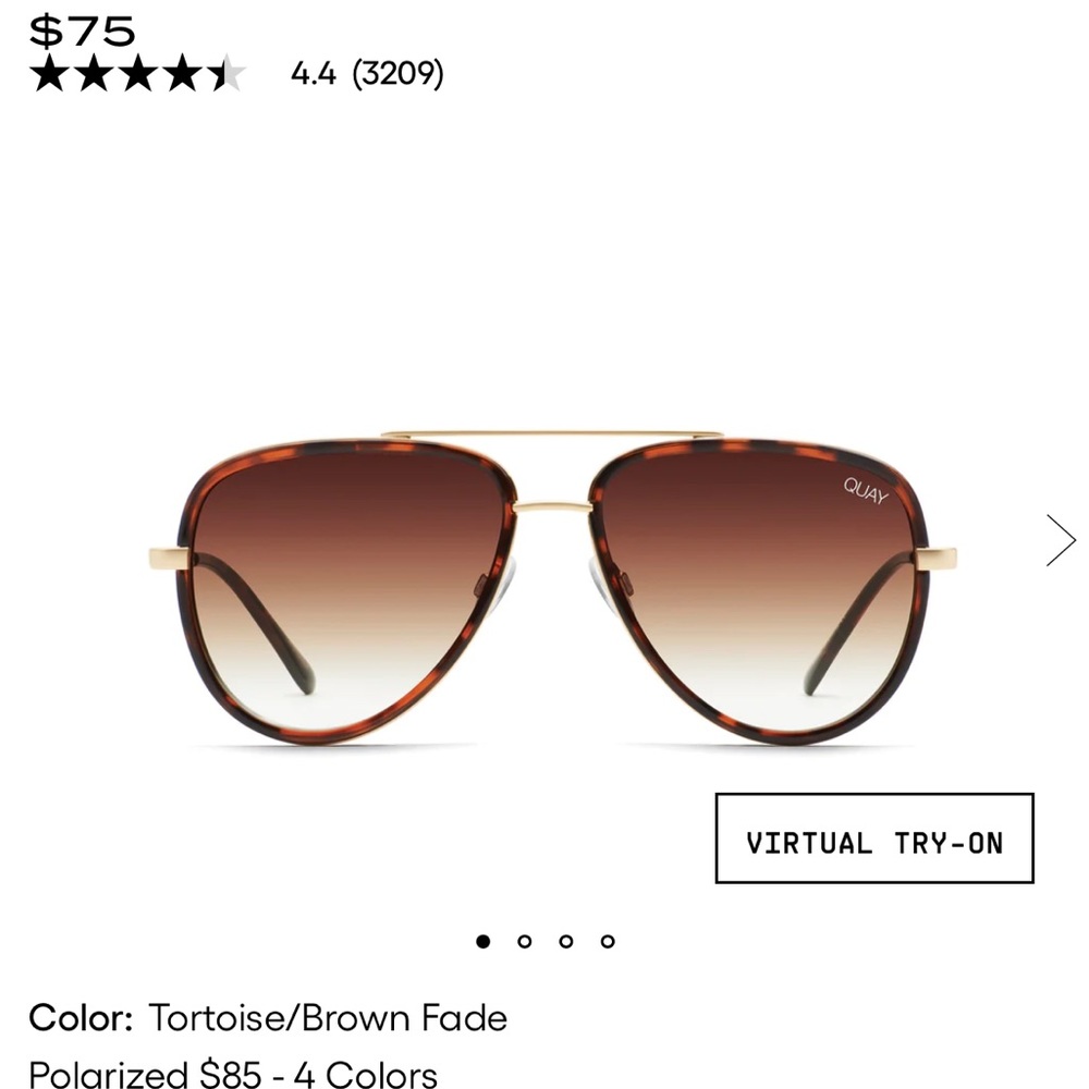 Quay All In Mini Tortoise/Brown Fade